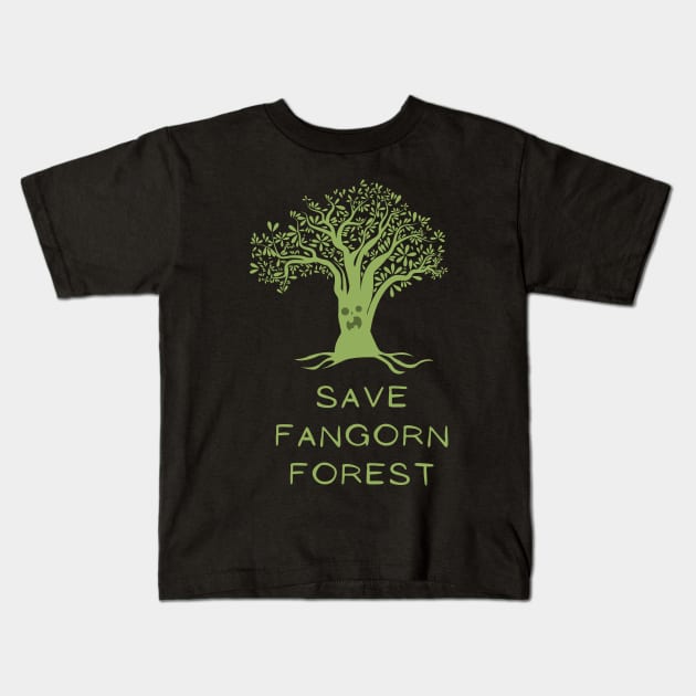 Save Fangorn Forest - Ent - Funnt Kids T-Shirt by Fenay-Designs